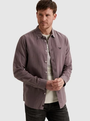 Foto van product PME Legend Overhemd 'Shirt in cotton / linen with garment-dye wash' lila