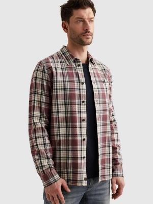 Foto van product PME Legend Overhemd 'Shirt with allover check pattern' rood