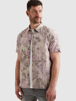 Foto van product PME Legend Overhemd 'Shirt with short sleeves and allover print' pink