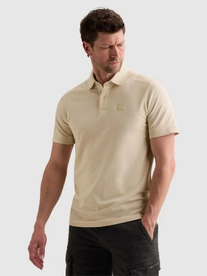 Foto van product PME Legend Shirt 'Polo shirt in piqué with stretch and flight pocket' beige