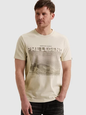 Foto van product PME Legend Shirt 'T-shirt in jersey with artwork on the chest' beige