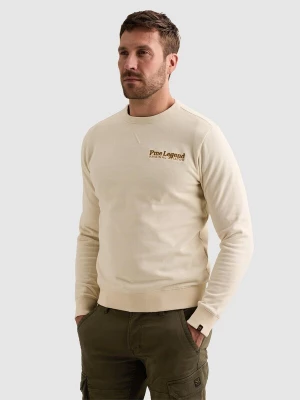 Foto van product PME Legend Sweatshirt 'Sweatshirt in peached fleece with artwork' beige