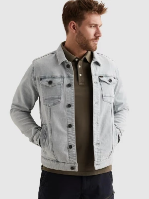 Foto van product PME Legend Tussenjas 'Denim jacket with embroidered artwork' lichtblauw