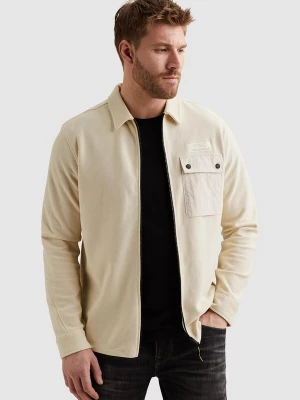 Foto van product PME Legend Tussenjas 'PME LEGEND - Shirt jacket with zipper closure and badge' beige