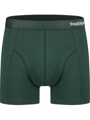 Foto van product Pockies Boxershorts donkergroen / wit