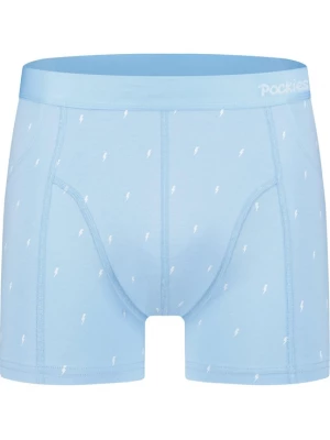 Foto van product Pockies Boxershorts lichtblauw / wit