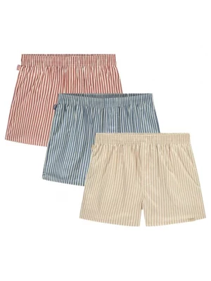 Foto van product Pockies Boxershorts marine / honing / donkerrood / wit