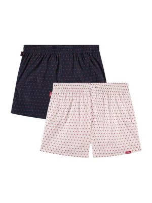 Foto van product Pockies Boxershorts nachtblauw / rood / wit
