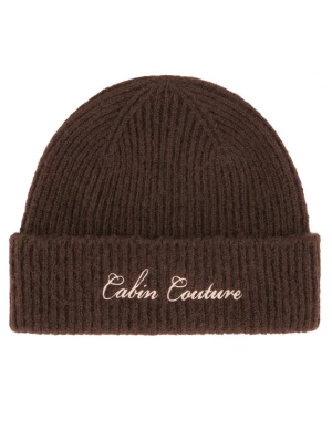 Foto van product Pockies Muts 'Cabin' chocoladebruin / wit
