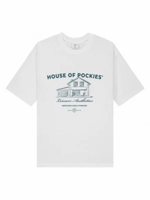 Foto van product Pockies Shirt 'H.O.P' donkergroen / wit