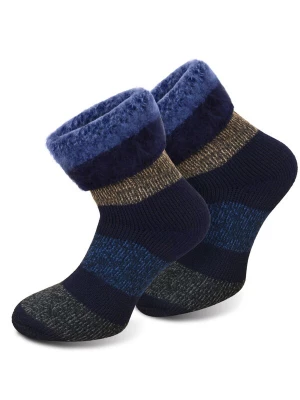 Foto van product Polar Husky Sokken 'Extrem Hot' blauw / navy / bruin