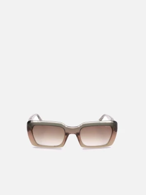 Foto van product POLICE Zonnebril 'Police SPLG21 Shiny brown beige havana / 22 / 140 Women Sunglasses' groen