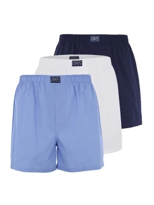 Foto van product Polo Ralph Lauren Boxershorts 'Open' navy / lichtblauw / wit