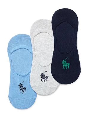 Foto van product Polo Ralph Lauren Enkelsokken nachtblauw / azuur / lichtgrijs / smaragd