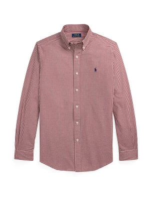 Foto van product Polo Ralph Lauren Overhemd wijnrood / wit