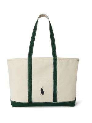 Foto van product Polo Ralph Lauren Shopper crème / donkergroen