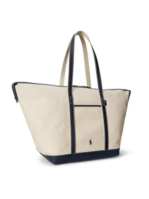 Foto van product Polo Ralph Lauren Shopper ecru / donkerblauw