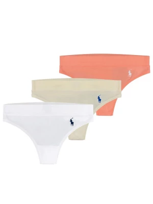 Foto van product Polo Ralph Lauren String ' Club Cotton ' crème / oranje / wit