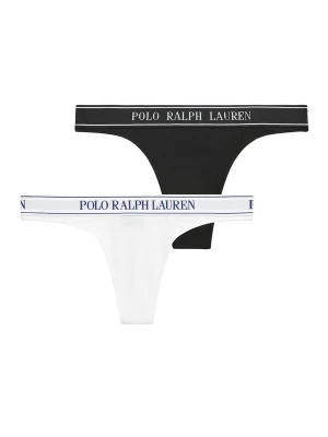 Foto van product Polo Ralph Lauren String 'Polo Essentials' zwart / wit