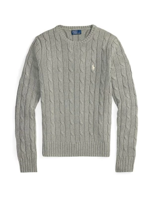 Foto van product Polo Ralph Lauren Trui 'JULIANNA' stone grey / wit