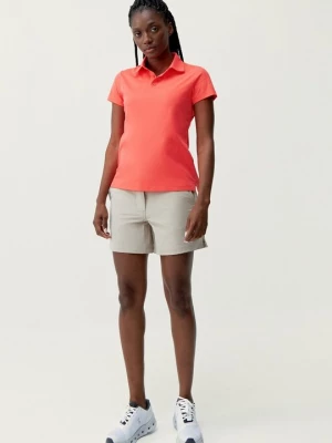Foto van product Poloshirt Born Living Yoga koraalrood