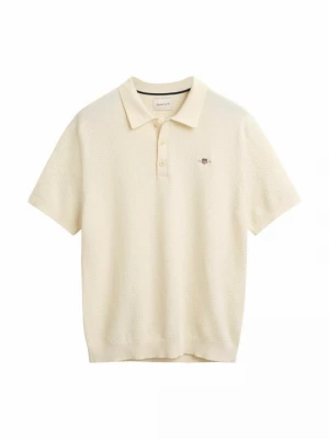 Foto van product Poloshirt Gant crème