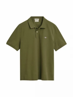 Foto van product Poloshirt Gant groen gemêleerd
