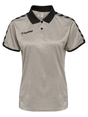 Foto van product Poloshirt Hummel grijs gemêleerd