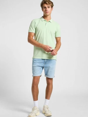 Foto van product Poloshirt Lee groen gemêleerd