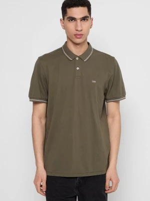 Foto van product Poloshirt Lee olijfgroen