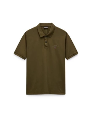 Foto van product Poloshirt Napapijri olijfgroen gemêleerd