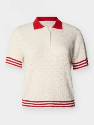Foto van product Poloshirt ONLY Carmakoma beżowy
