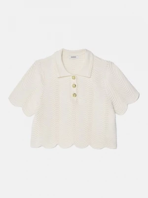 Foto van product Poloshirt Sandro crème