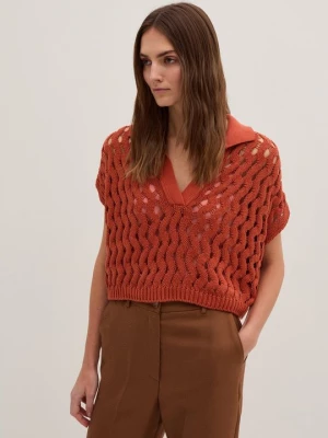 Foto van product Poloshirt Stefanel oranje