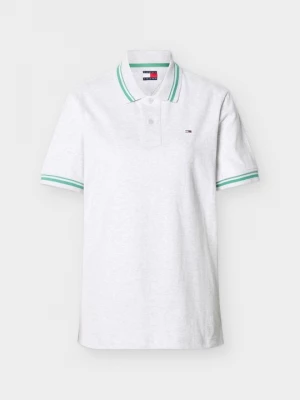 Foto van product Poloshirt Tommy Jeans lichtgrijs gemêleerd