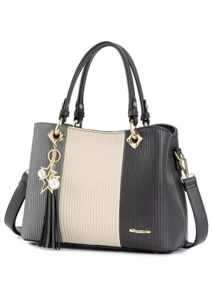 Foto van product Pomelo Best Handtas 'Pomelo Best Damen Handtasche Neapolitan Style' grijs