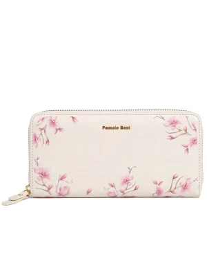 Foto van product Pomelo Best Portemonnee 'Pomelo Best Portemonnaie Damen mit Blumenprint' lichtbeige