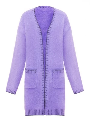 Foto van product Poomi Gebreid vest lavendel