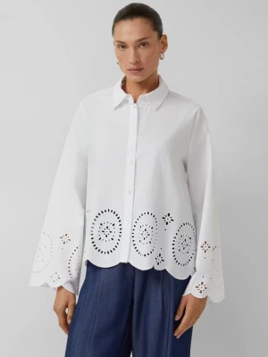 Foto van product Popeline blouse met oogjesborduursel s.Oliver wit