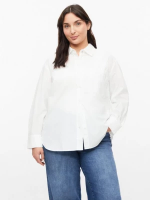 Foto van product Popelineblouse met borstzakje s.Oliver wit