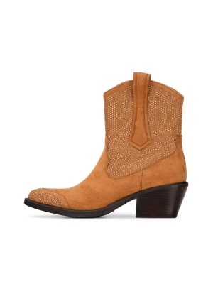 Foto van product POSH by Poelman Cowboylaarzen 'Abby' cognac