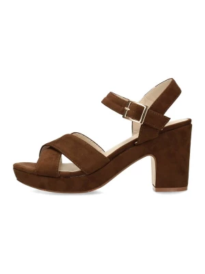 Foto van product POSH by Poelman Sandalen met riem bruin