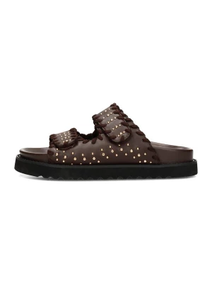 Foto van product POSH by Poelman Sandalen met riem 'GABY' donkerbruin