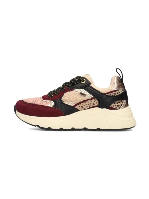 Foto van product POSH by Poelman Sneakers 'MINION' crème / rosa / wijnrood / zwart