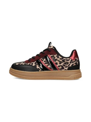 Foto van product POSH by Poelman Sneakers 'Nala' cappuccino / rood / wijnrood / zwart