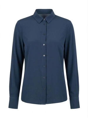 Foto van product Posh Gear Blouse 'Seidenbluse Collettoseta' donkerblauw