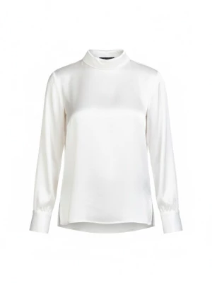 Foto van product Posh Gear Blouse 'Seidenbluse Satinoseta' parelwit
