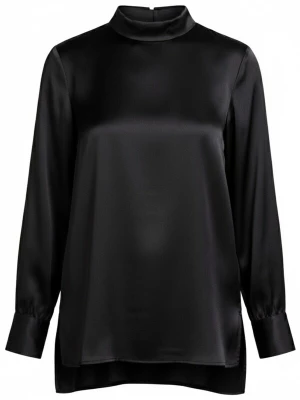 Foto van product Posh Gear Blouse 'Seidenbluse Satinoseta' zwart