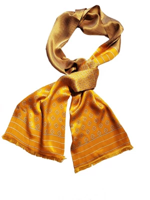 Foto van product Posh Gear Sjaal 'Seidenschal Satinata' donkergeel