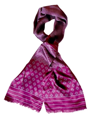 Foto van product Posh Gear Sjaal 'Seidenschal Satinata' donkerlila